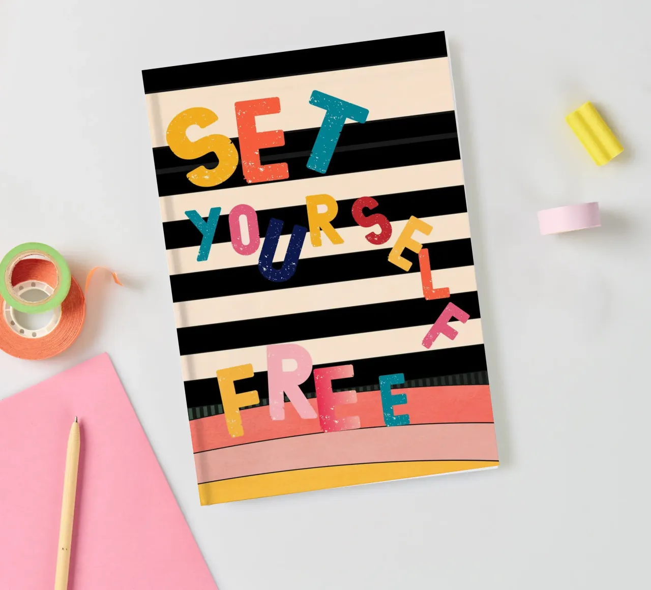 Set Yourself Free 2 notebook by Gaite