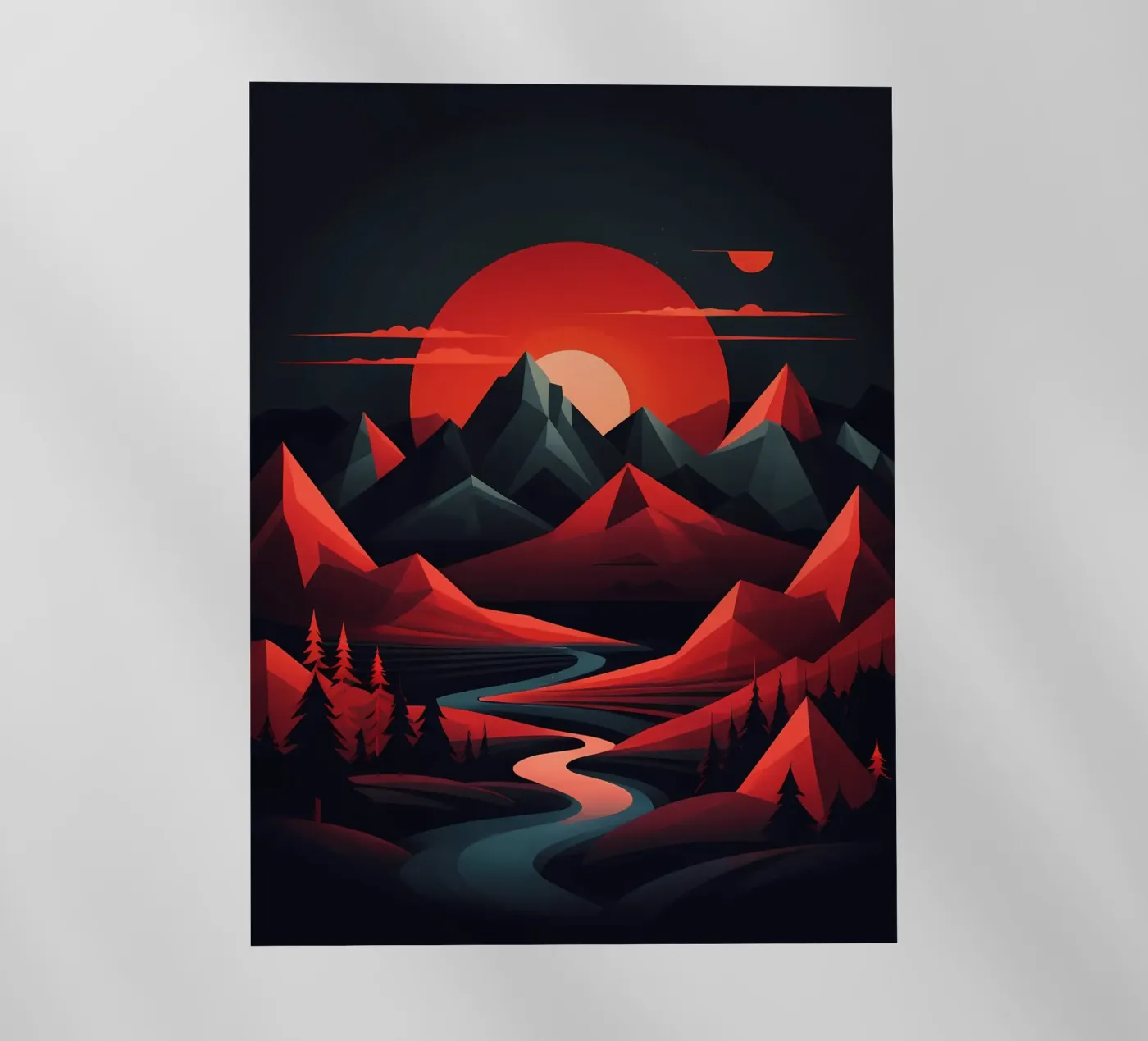 Sunset Symphony backlit folie van Artistic-shop