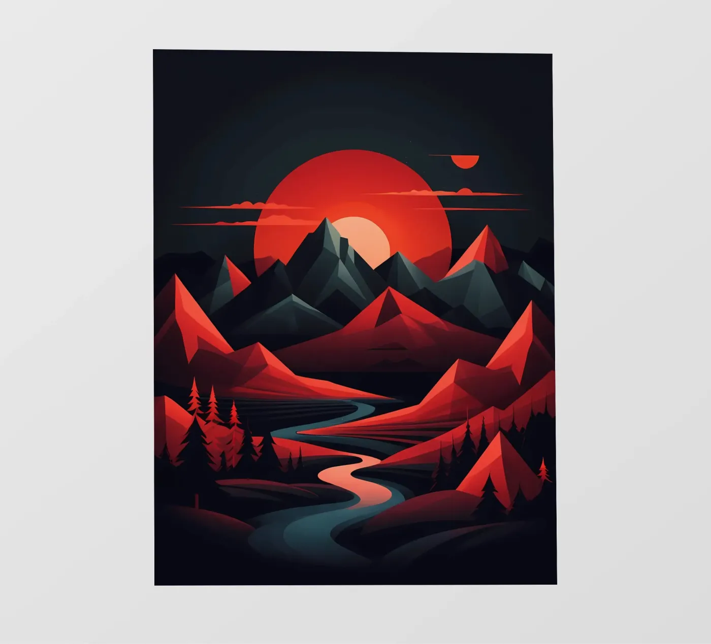 Sunset Symphony backlit folie van Artistic-shop