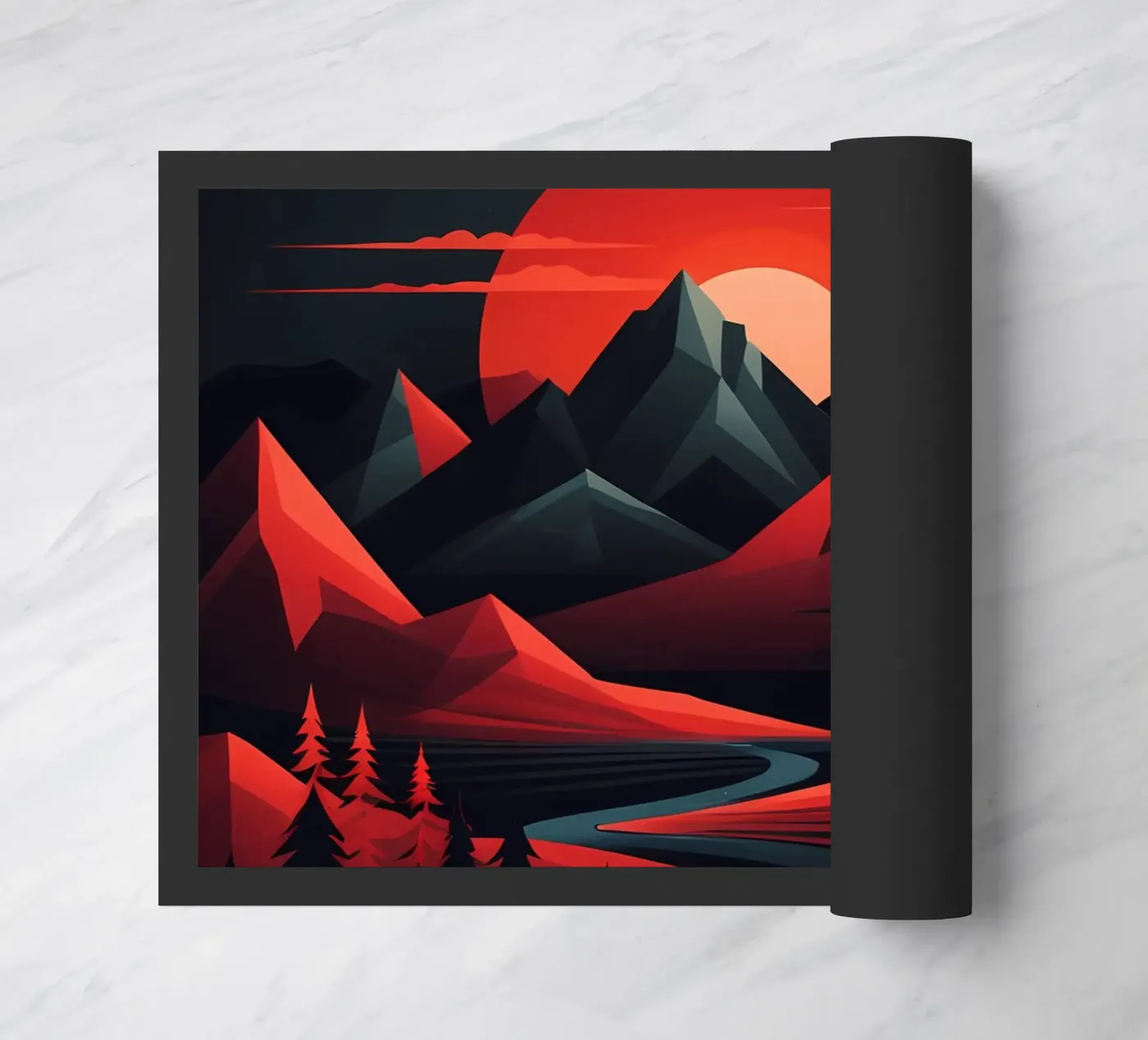 Sunset Symphony doormat by Artistic-shop