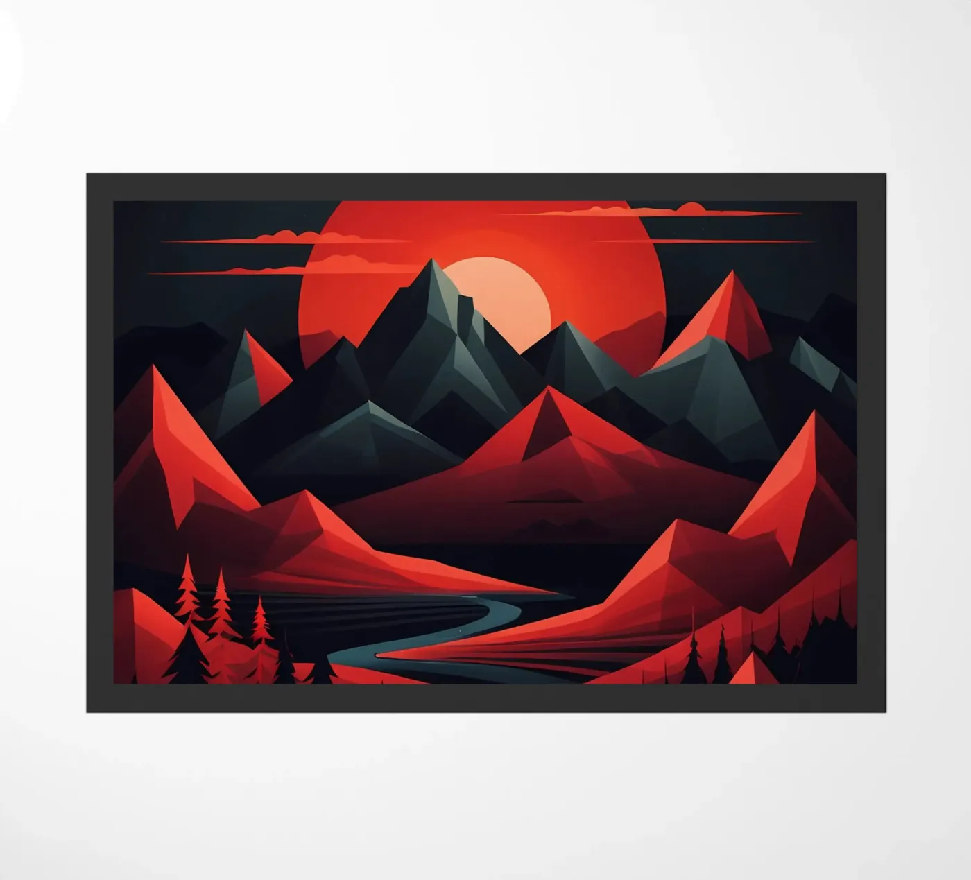 Sunset Symphony doormat by Artistic-shop