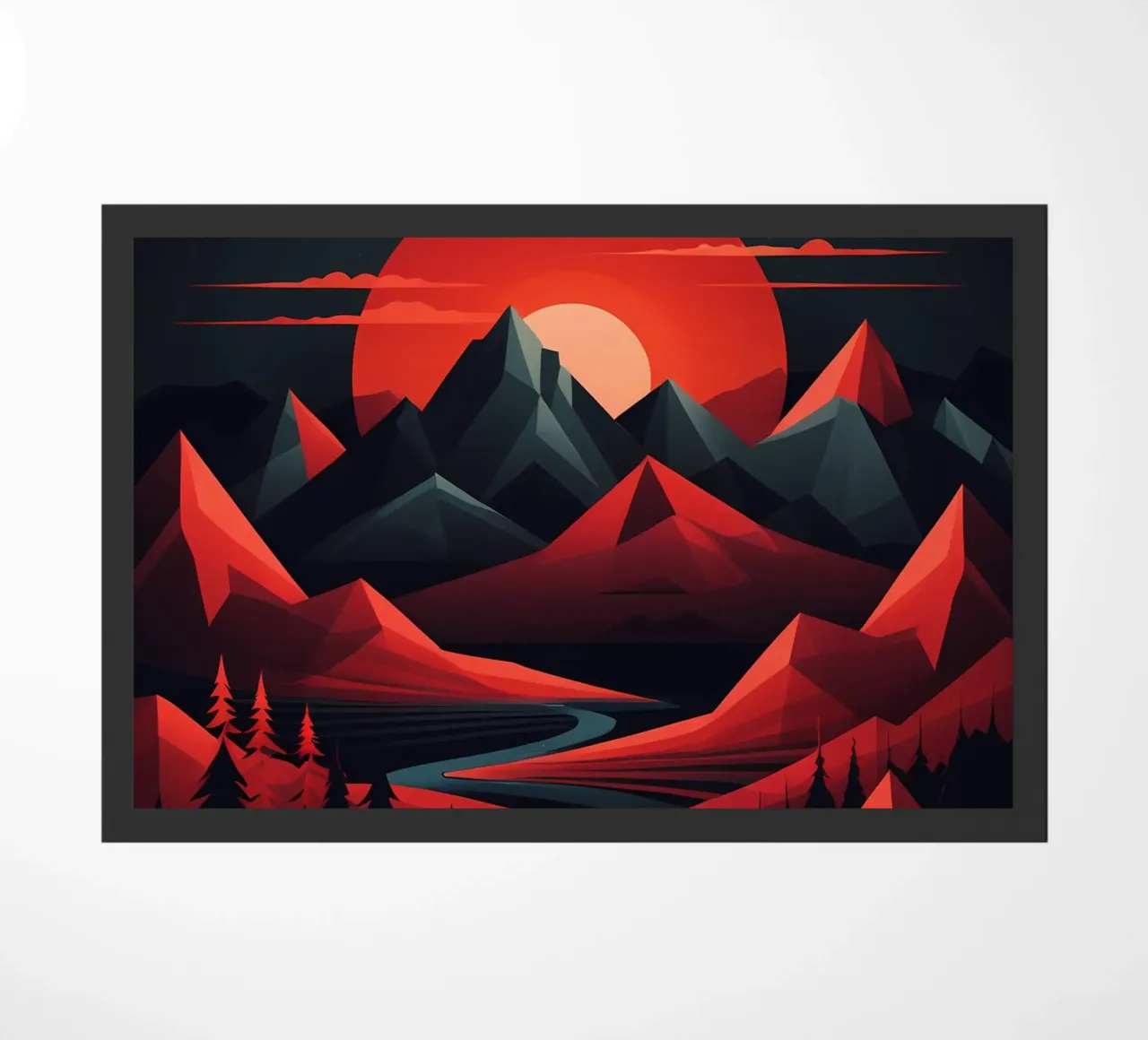 Sunset Symphony doormat by Artistic-shop