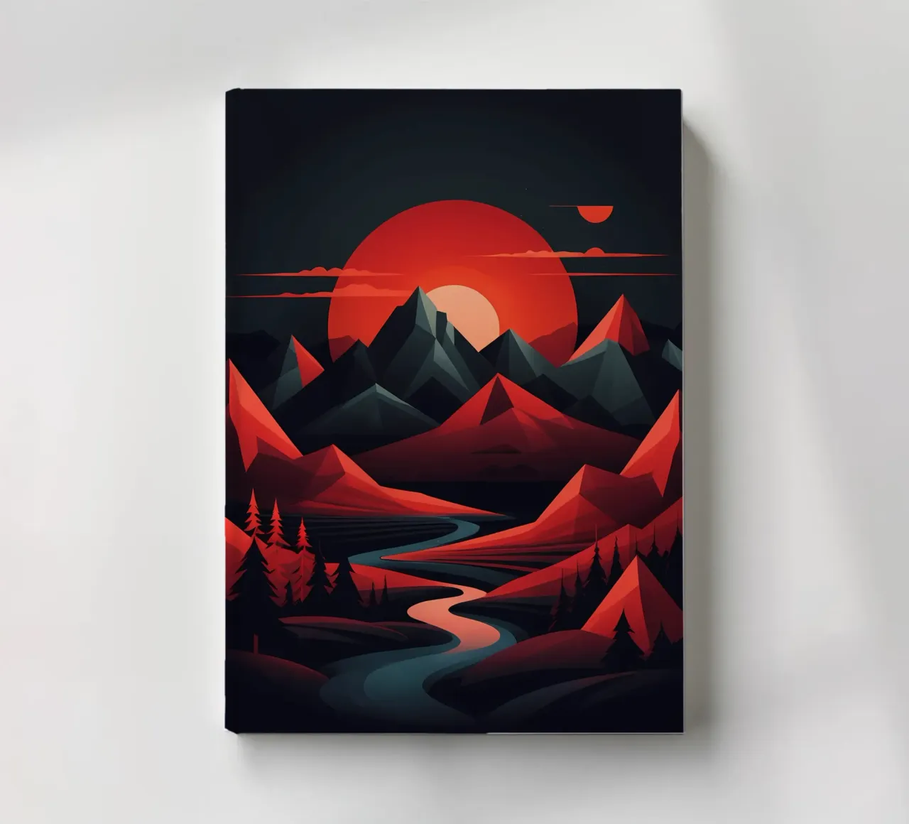 Sunset Symphony notebook by Artistic-shop
