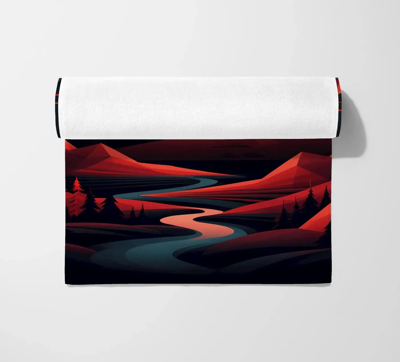 Zonsondergang Symfonie strandhanddoek van Artistic-shop