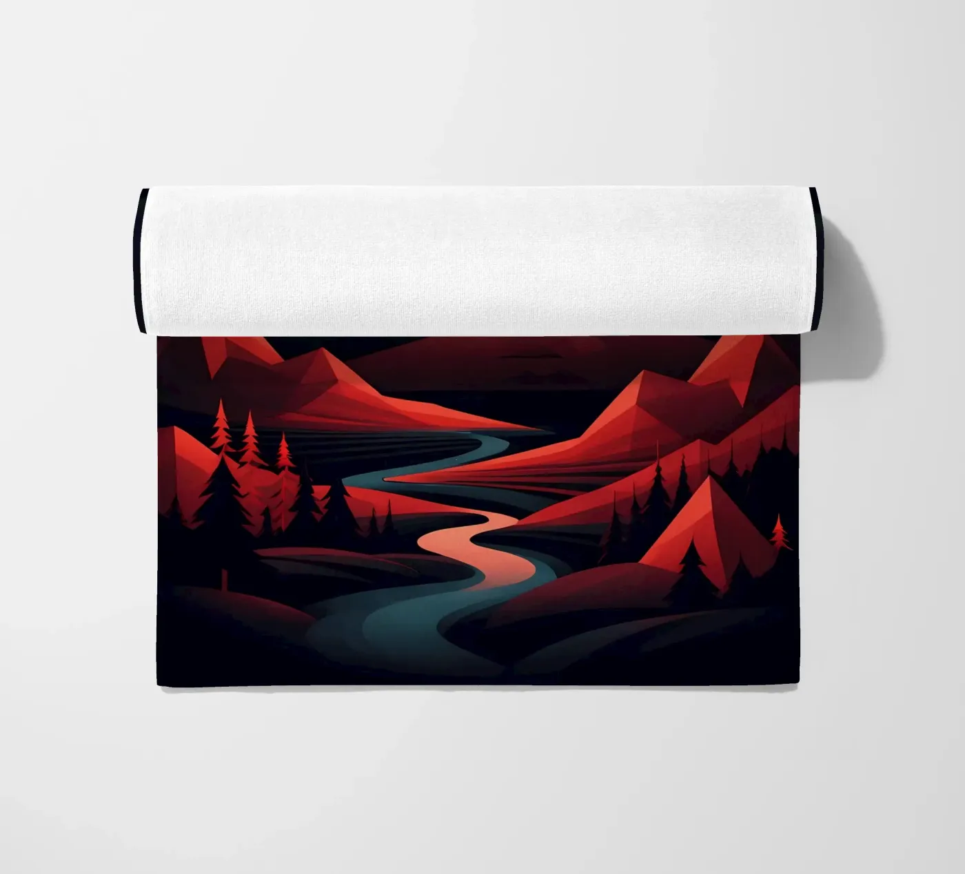 Zonsondergang Symfonie strandhanddoek van Artistic-shop