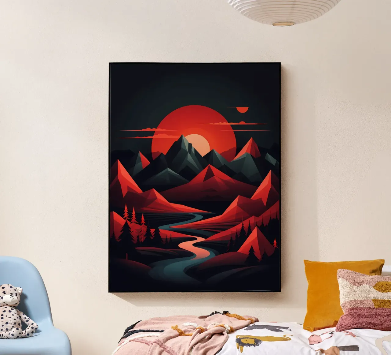 Zonsondergang Symfonie acryl van Artistic-shop