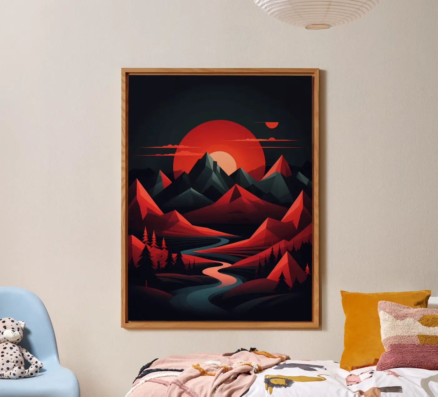 Sinfonia al tramonto alluminio dibond da Artistic-shop