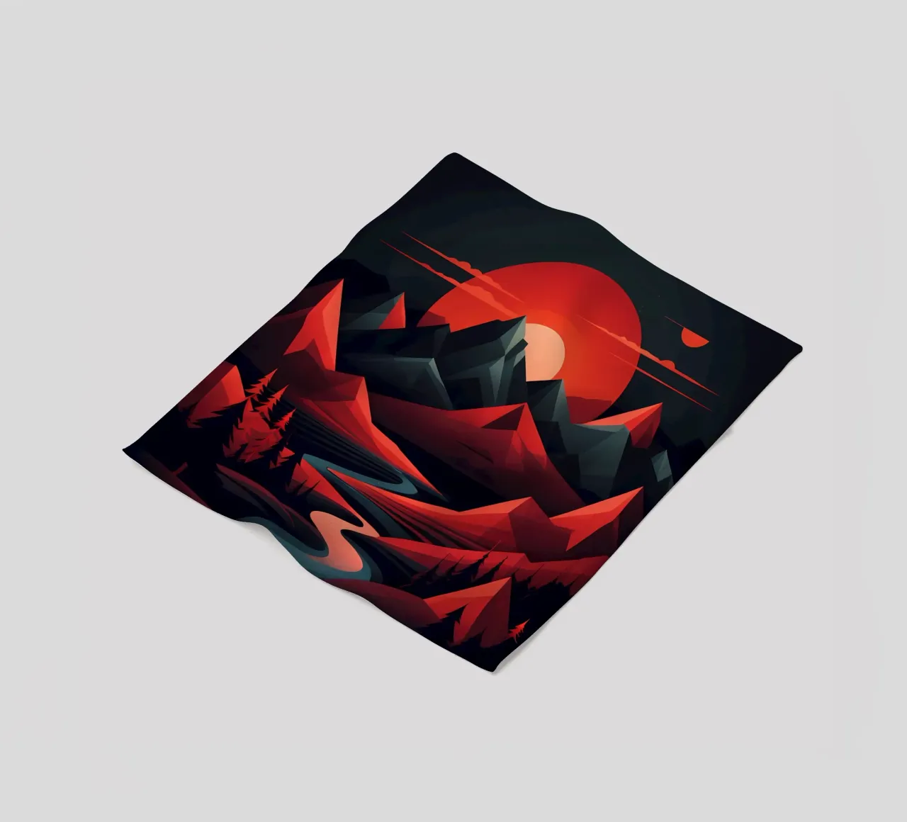 Sonnenuntergangssinfonie Fleecedecke von Artistic-shop