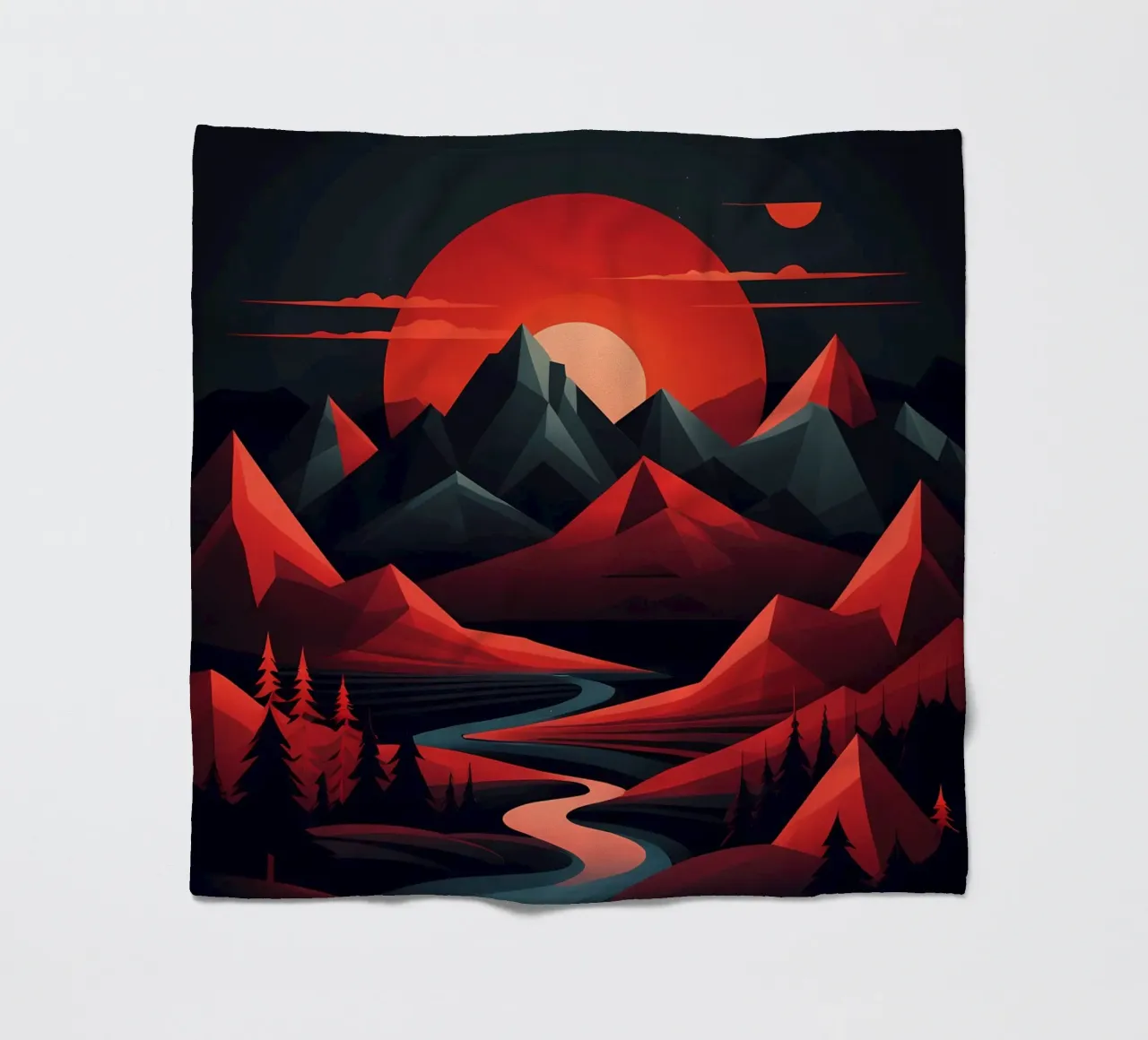 Sonnenuntergangssinfonie Fleecedecke von Artistic-shop