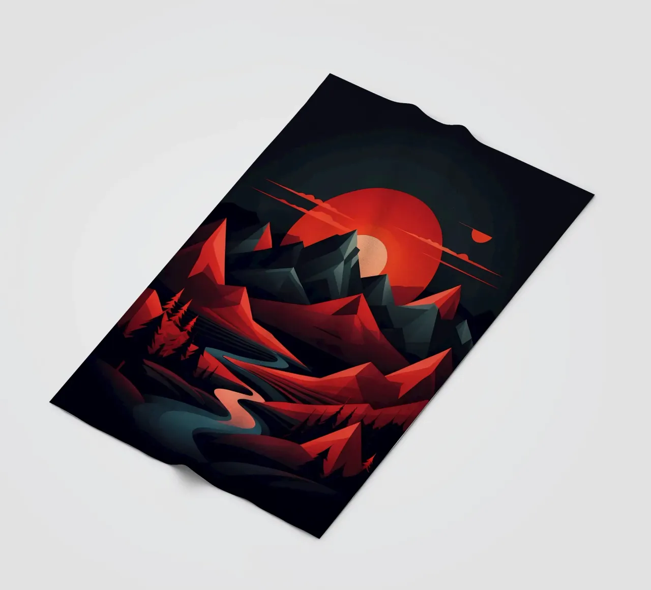 Sonnenuntergangssinfonie Fleecedecke von Artistic-shop