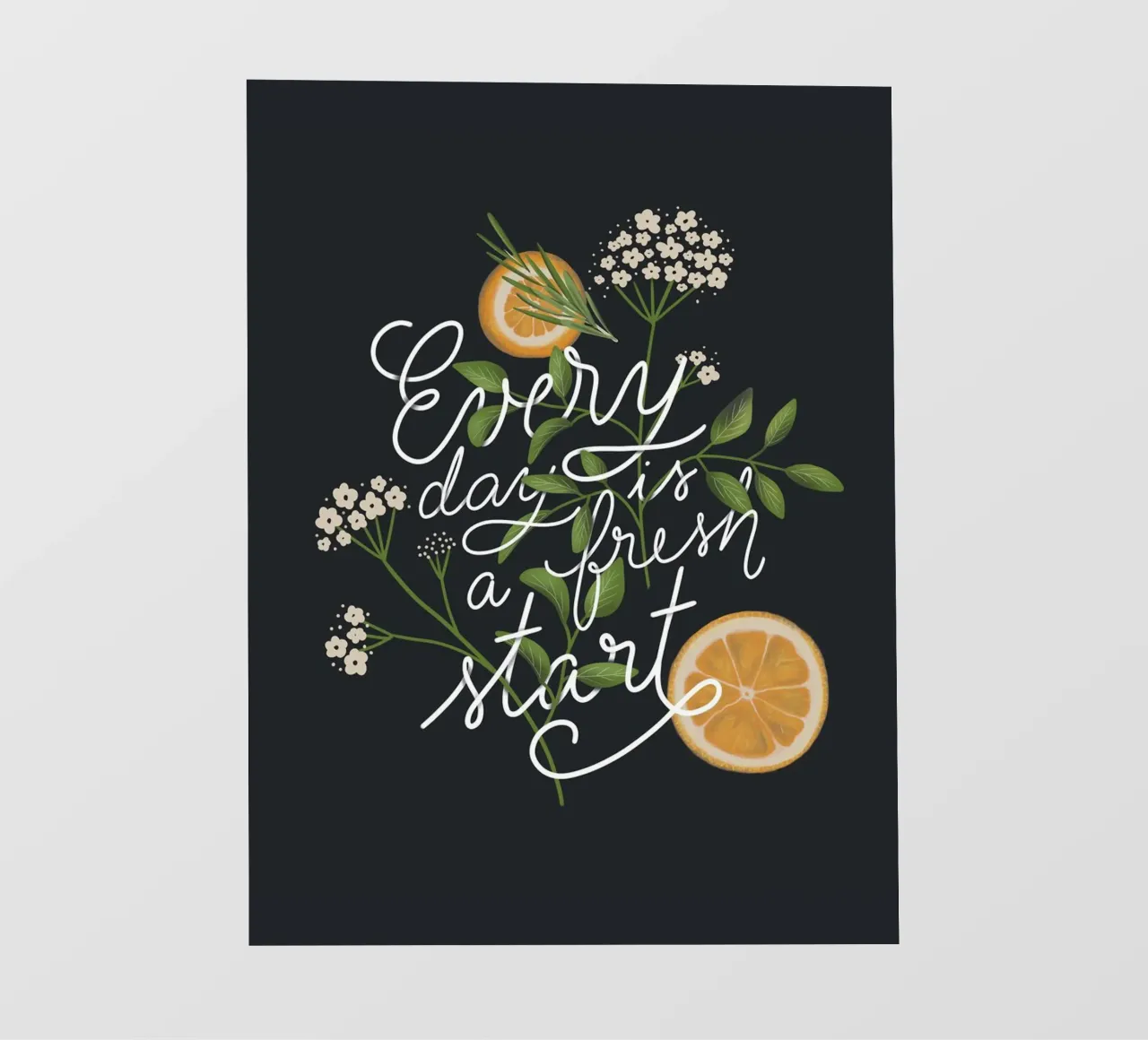 Everyday is a Fresh Start pellicola backlit da anisillustration