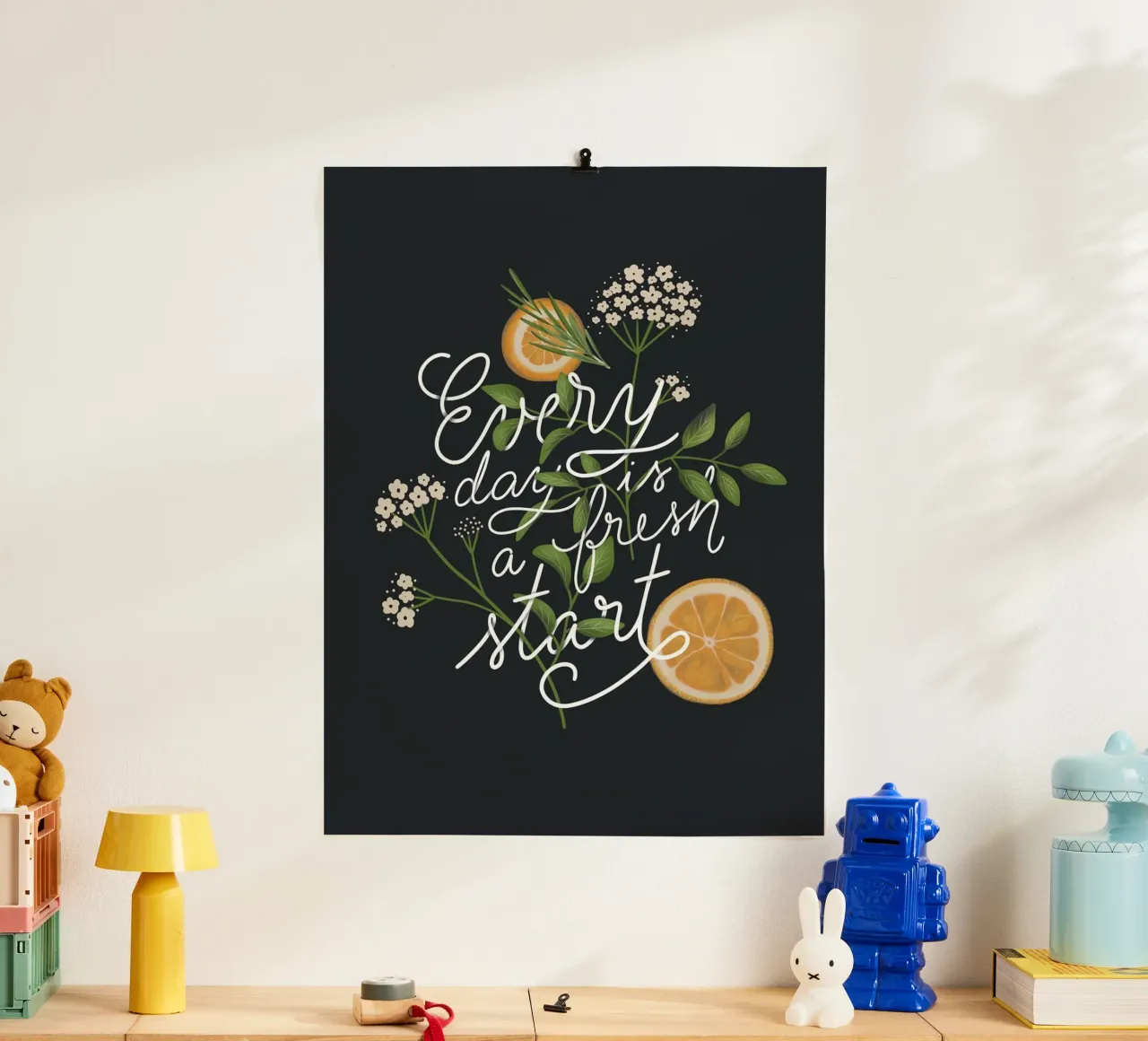 Everyday is a Fresh Start carta hahnemühle da anisillustration
