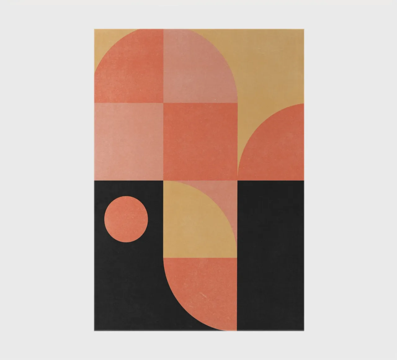 Minimale Abstraktion 9 Notizbuch von Gaite