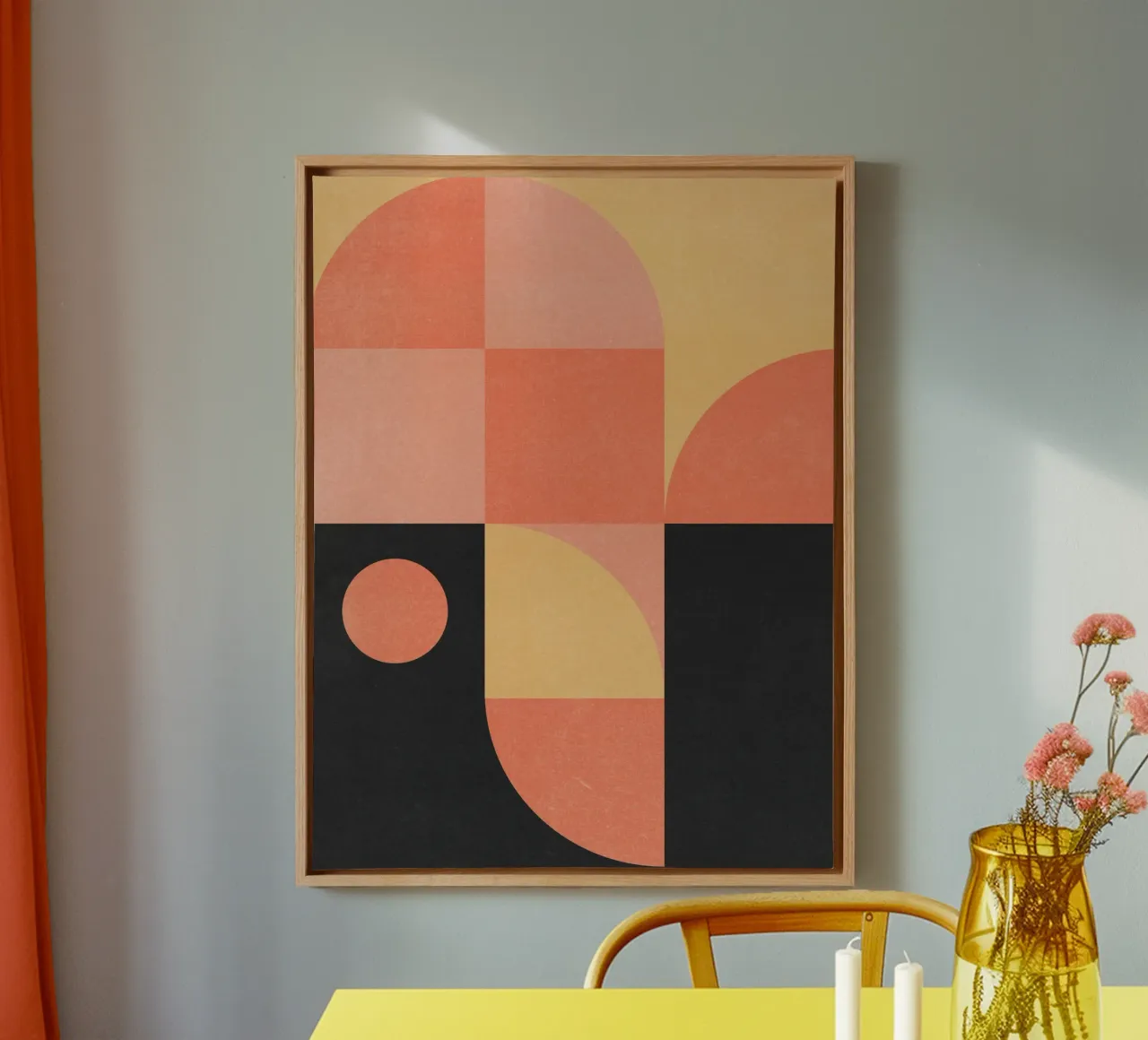 Minimale abstractie 9 canvas van Gaite