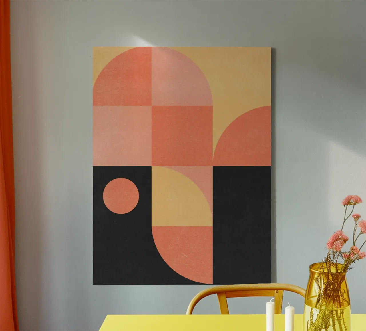 Minimale abstractie 9 canvas van Gaite