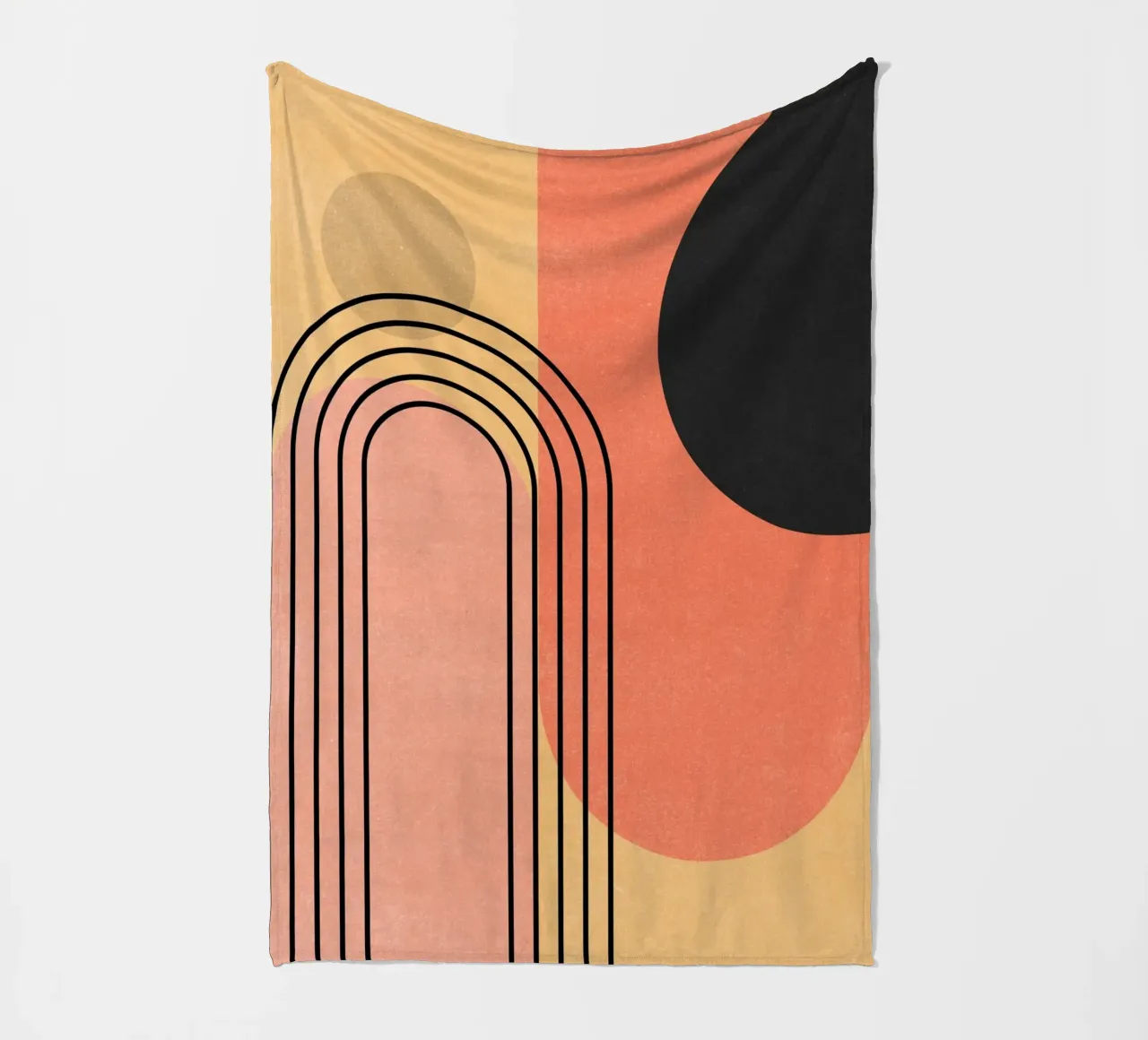 Minimal Abstraction 10 fleece blanket by Gaite