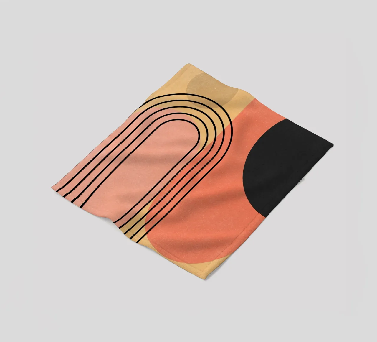 Minimal Abstraction 10 fleece blanket by Gaite