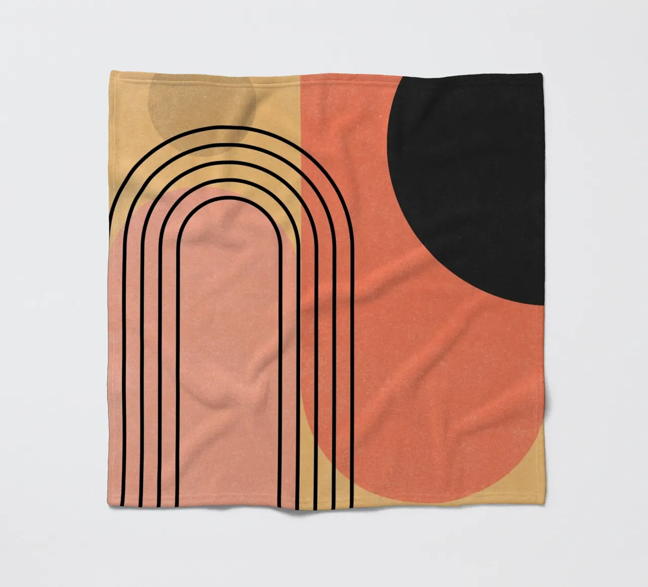 Minimal Abstraction 10 fleece blanket by Gaite