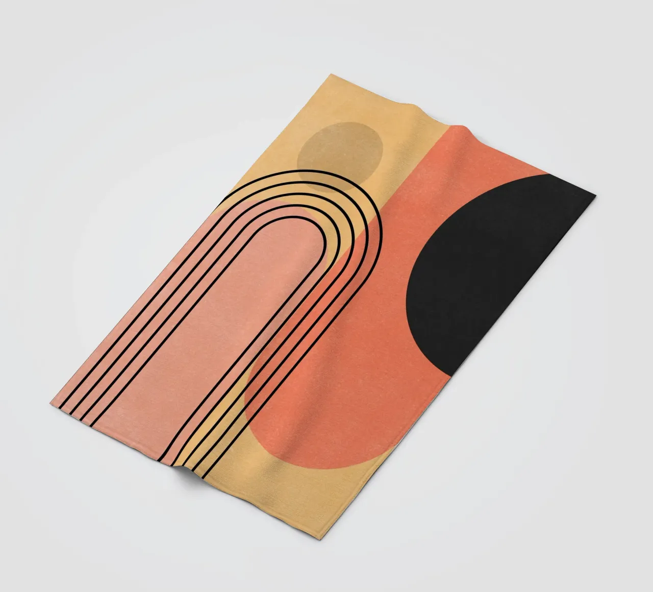 Minimal Abstraction 10 fleece blanket by Gaite