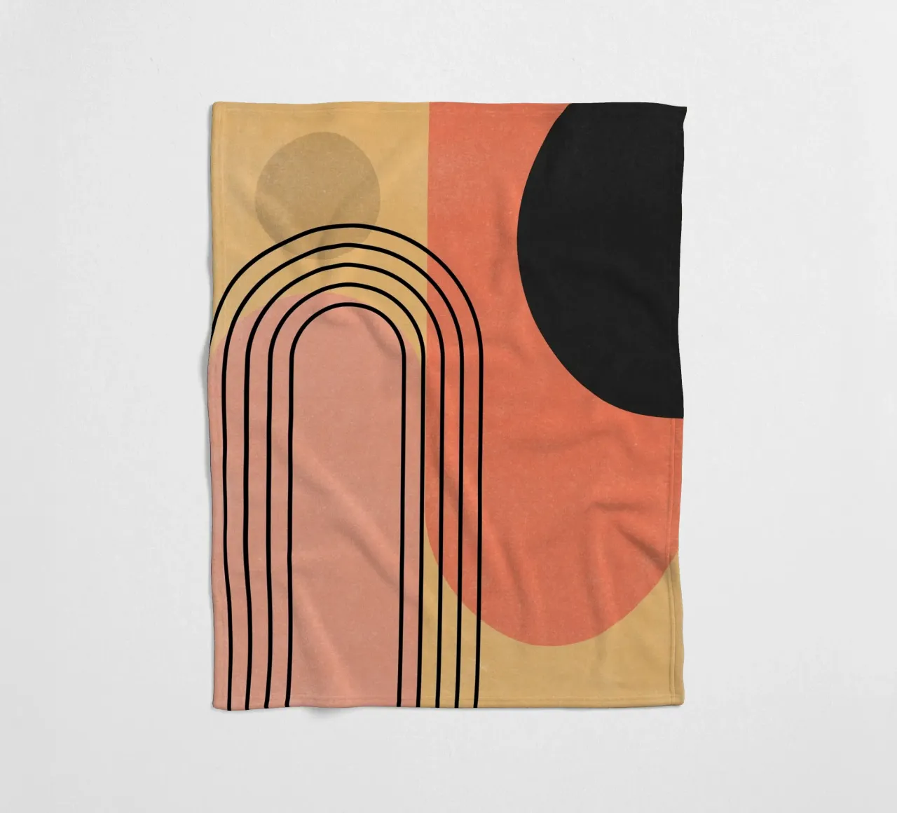 Minimal Abstraction 10 fleece blanket by Gaite