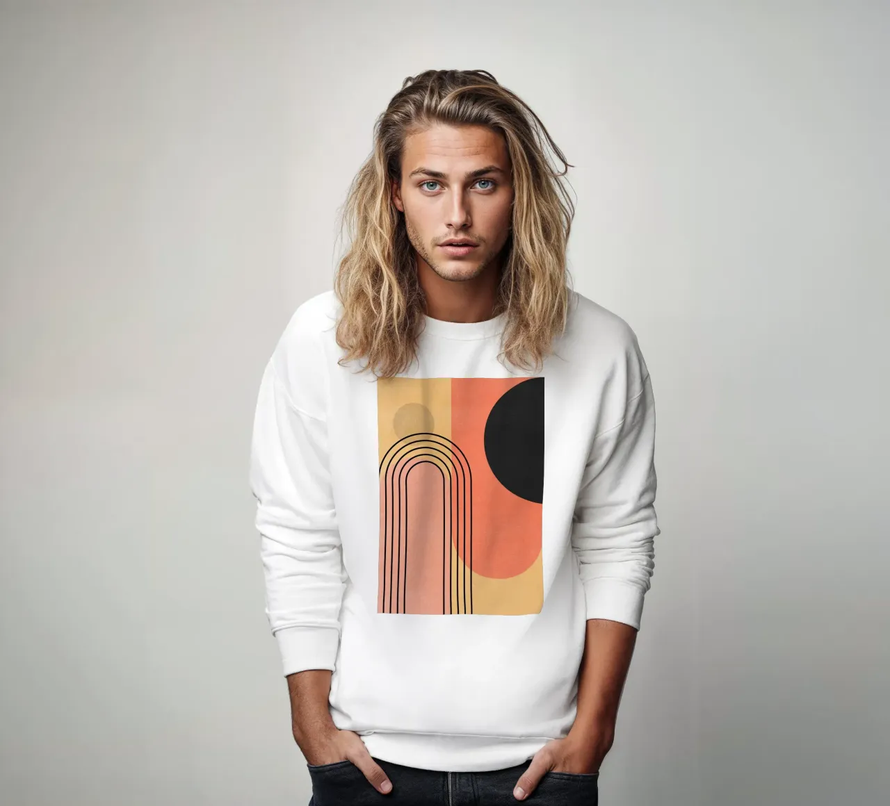 Minimal Abstraction 10 sweatshirt by Gaite