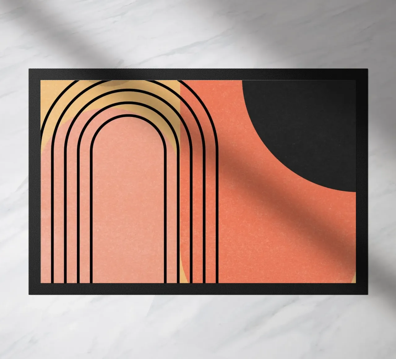 Minimale Abstraktion 10 Fußmatte von Gaite