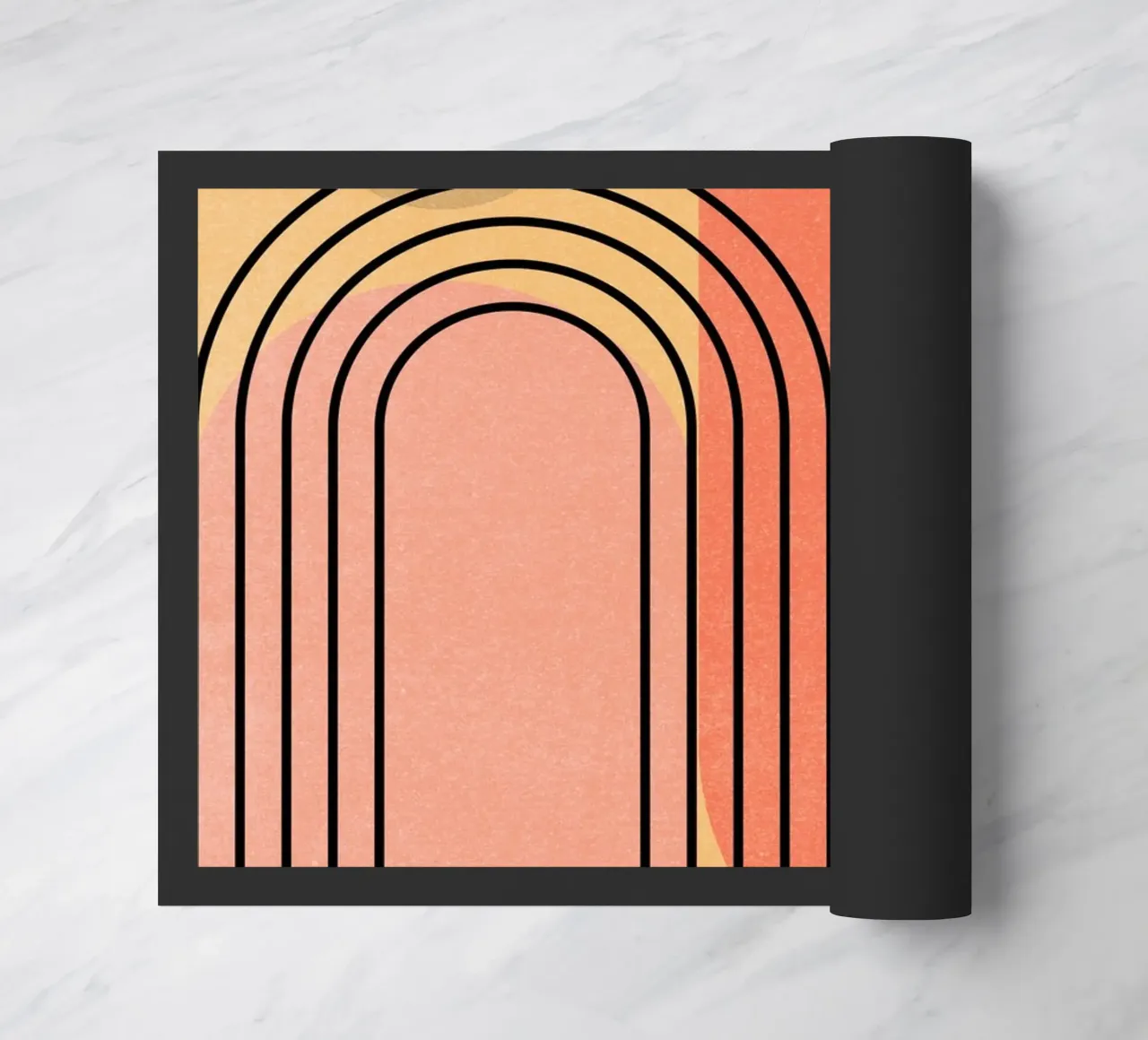 Minimal Abstraction 10 doormat by Gaite