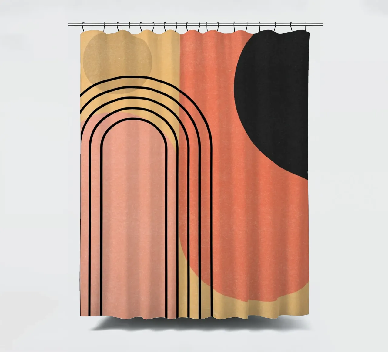 Minimal Abstraction 10 shower curtain by Gaite