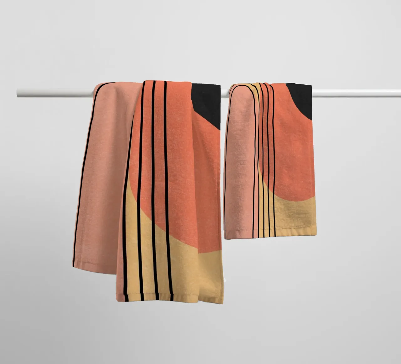 Minimale Abstraktion 10 Handtuch von Gaite
