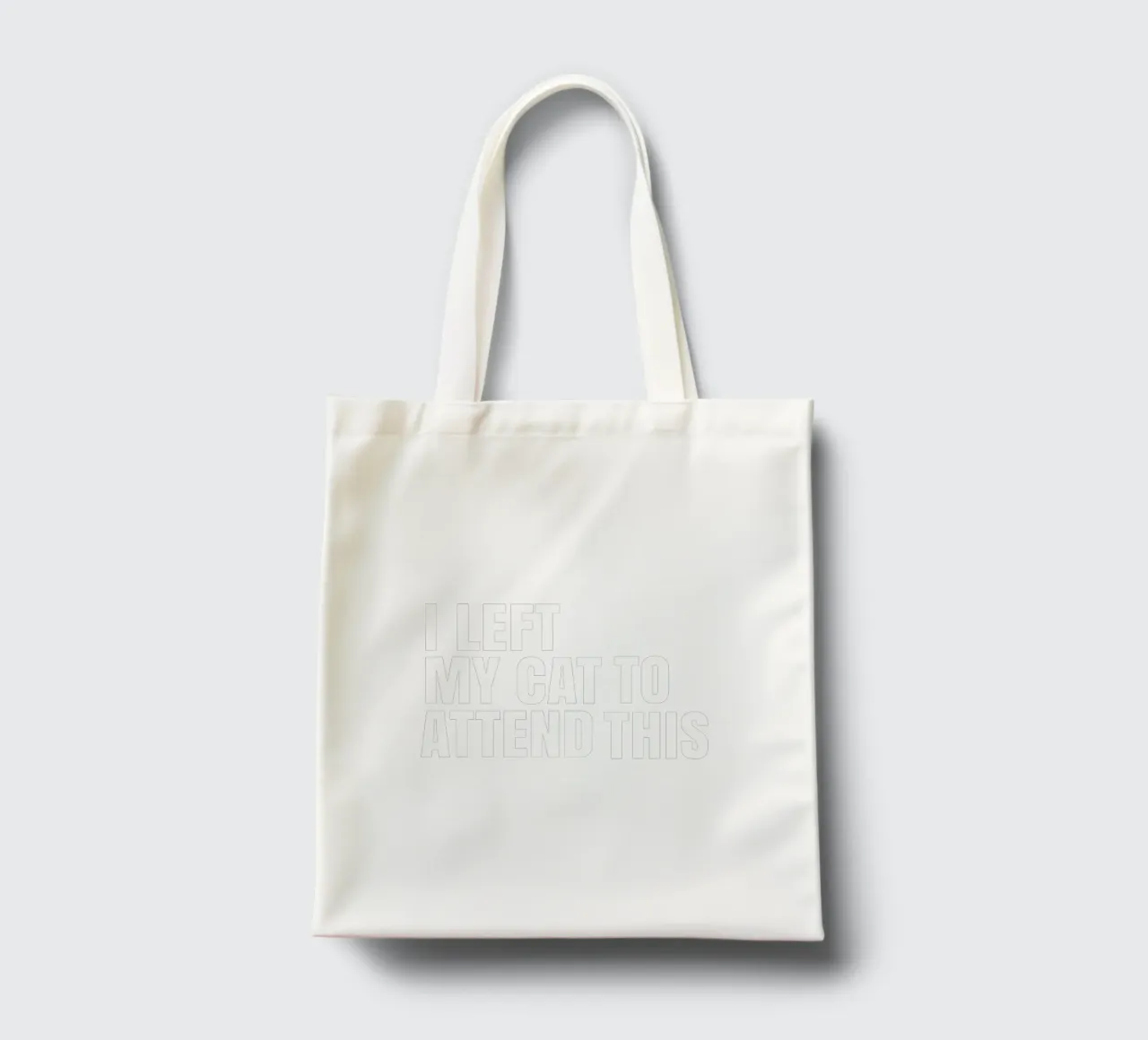 I left my cat to attend this borsa in juta da happieeagle