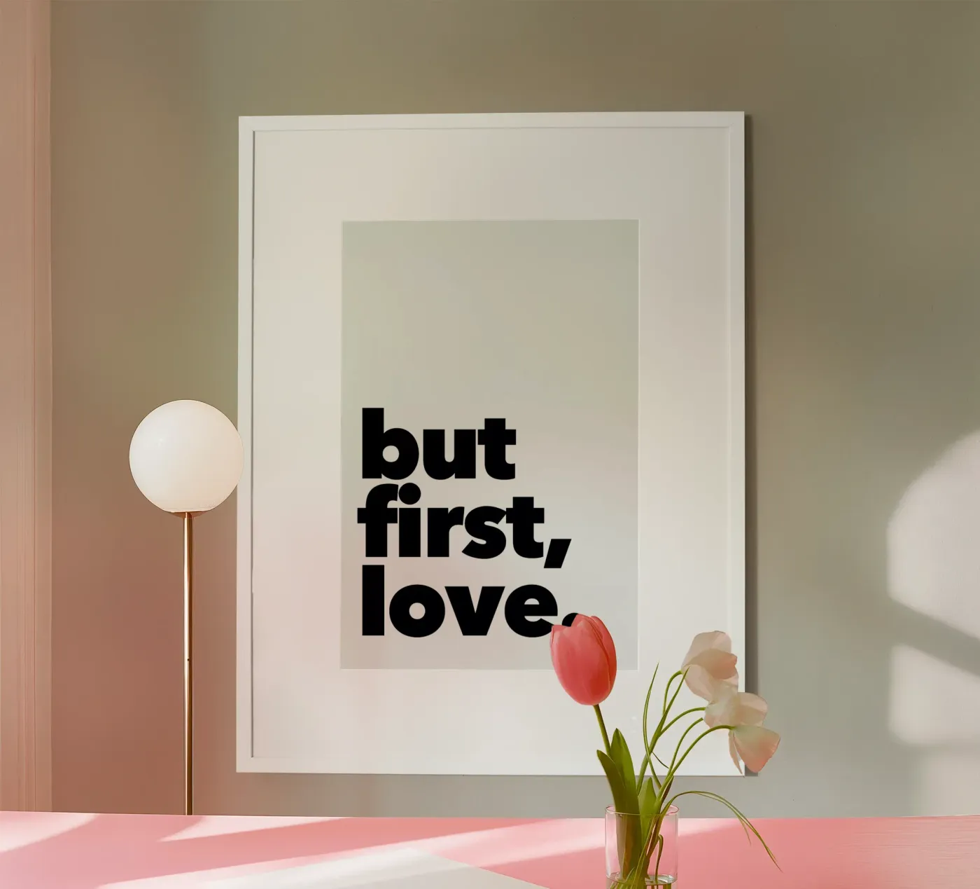 first love poster de Mottos by Sinan Saydik