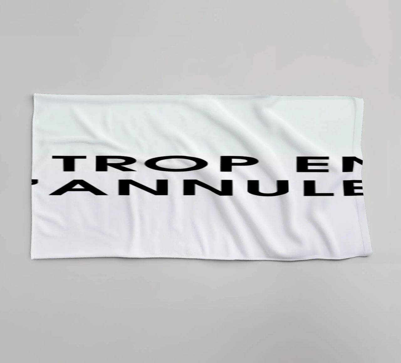 J'ai trop envie d'annuler - White badhanddoek van Intertitres