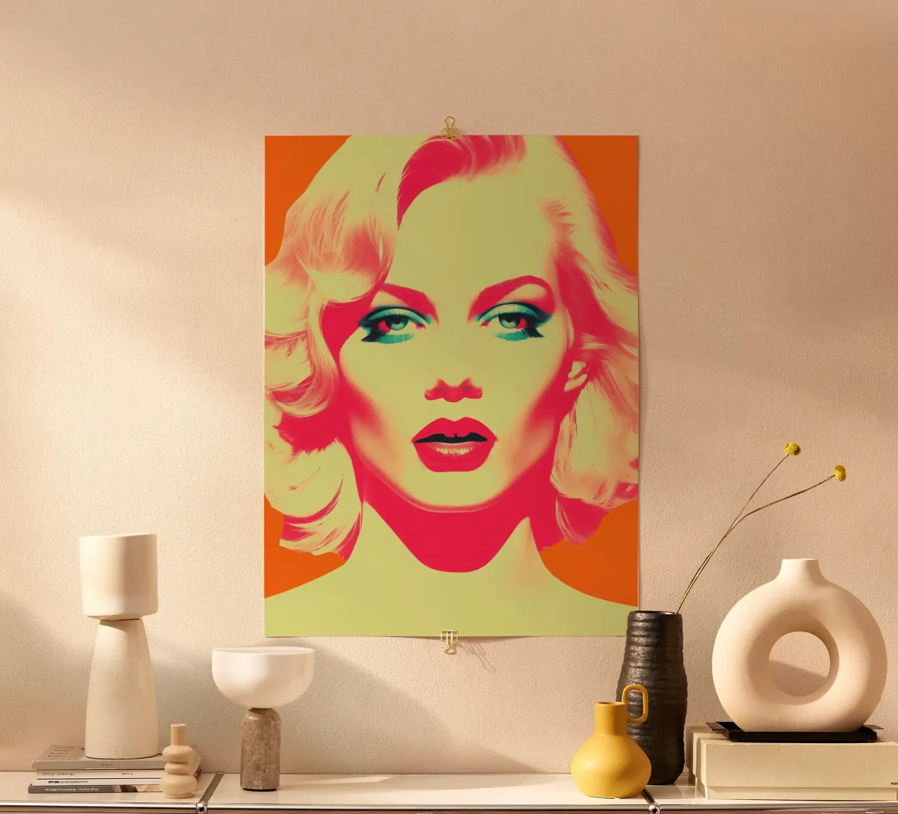 Decorative Blonde Gift | Pop Art poster by Autofocus