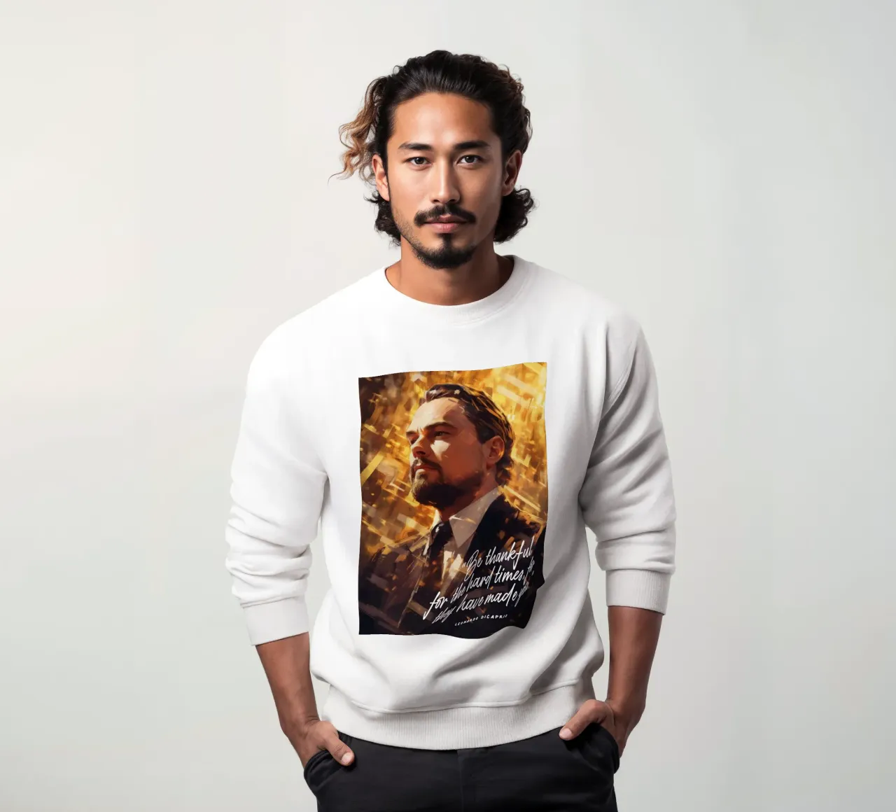 Leonardo DiCaprio Art Quote felpa da Lootprint
