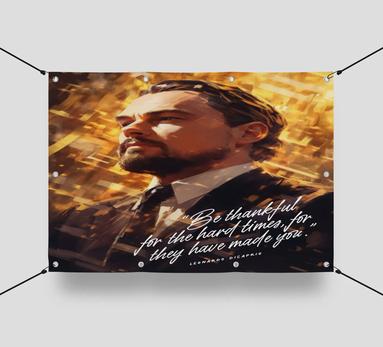 Leonardo DiCaprio Art Quote telo in pvc da Lootprint