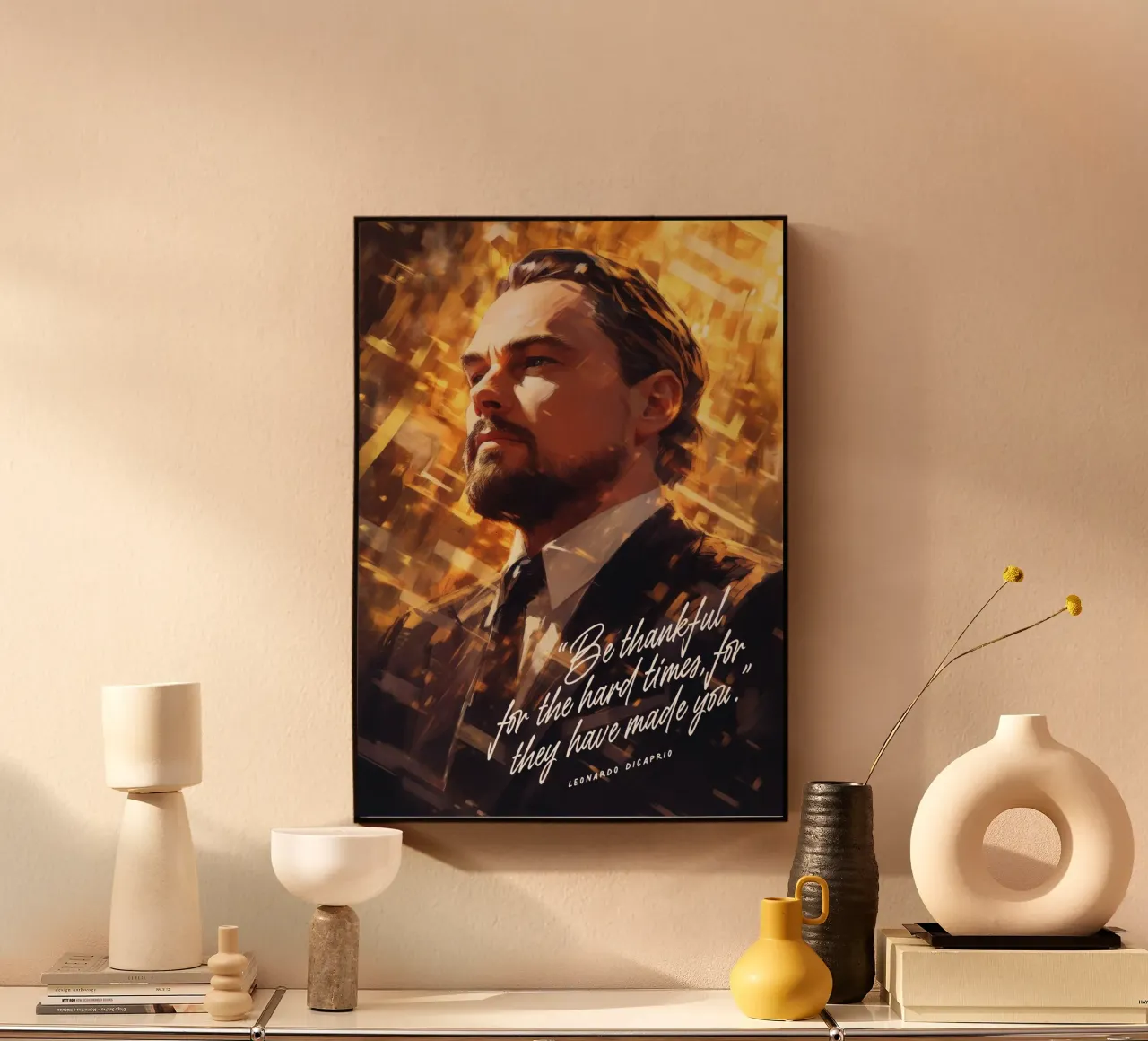 Leonardo DiCaprio Art Quote metacrilato de Lootprint