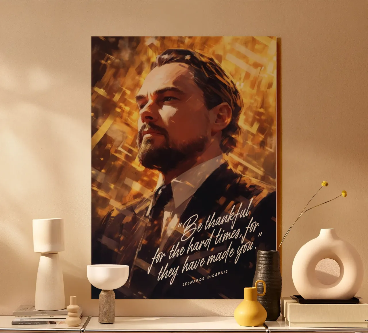 Leonardo DiCaprio Art Quote metacrilato de Lootprint