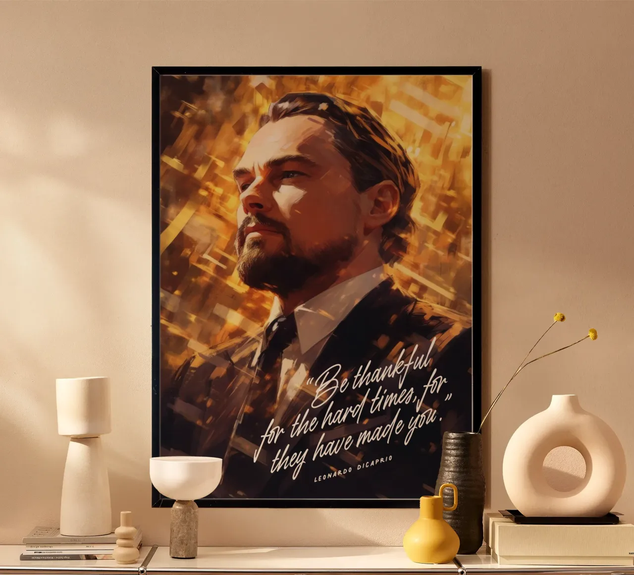Leonardo DiCaprio Art Quote carta hahnemühle da Lootprint
