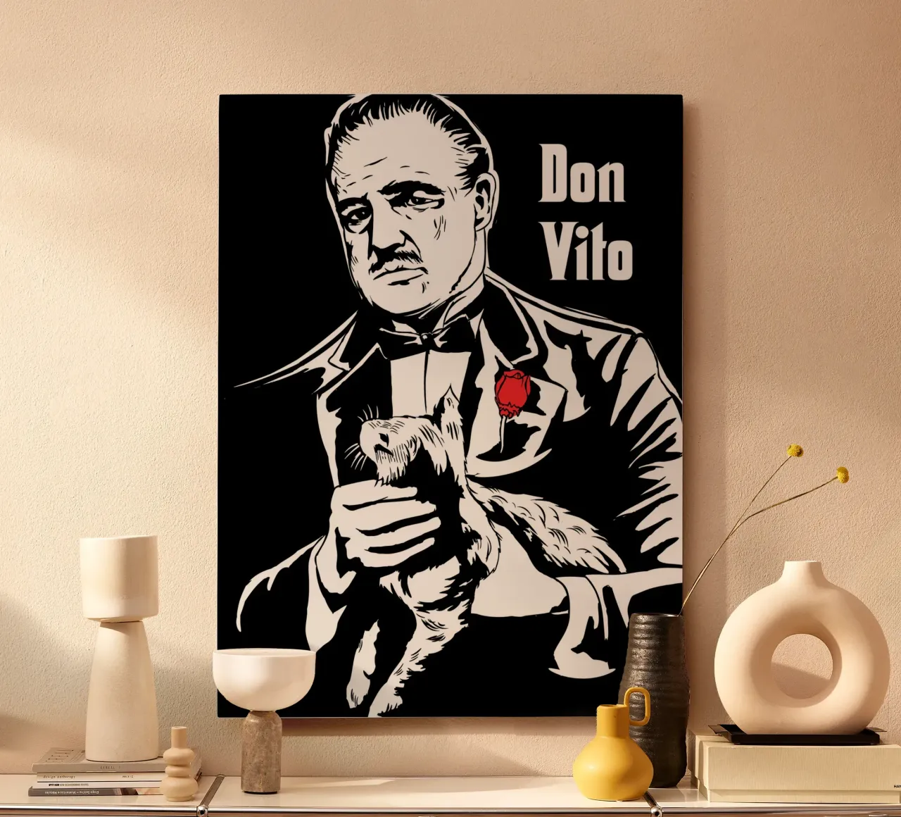 Don Vito alluminio dibond da 2toastdesign