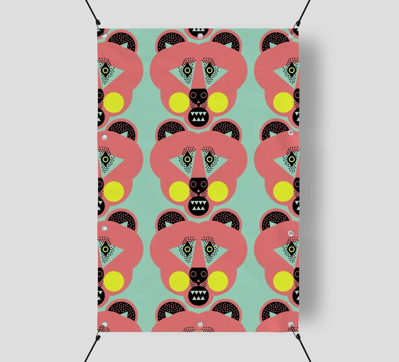 Bear Necessities telo in pvc da Gareth Pollock Design