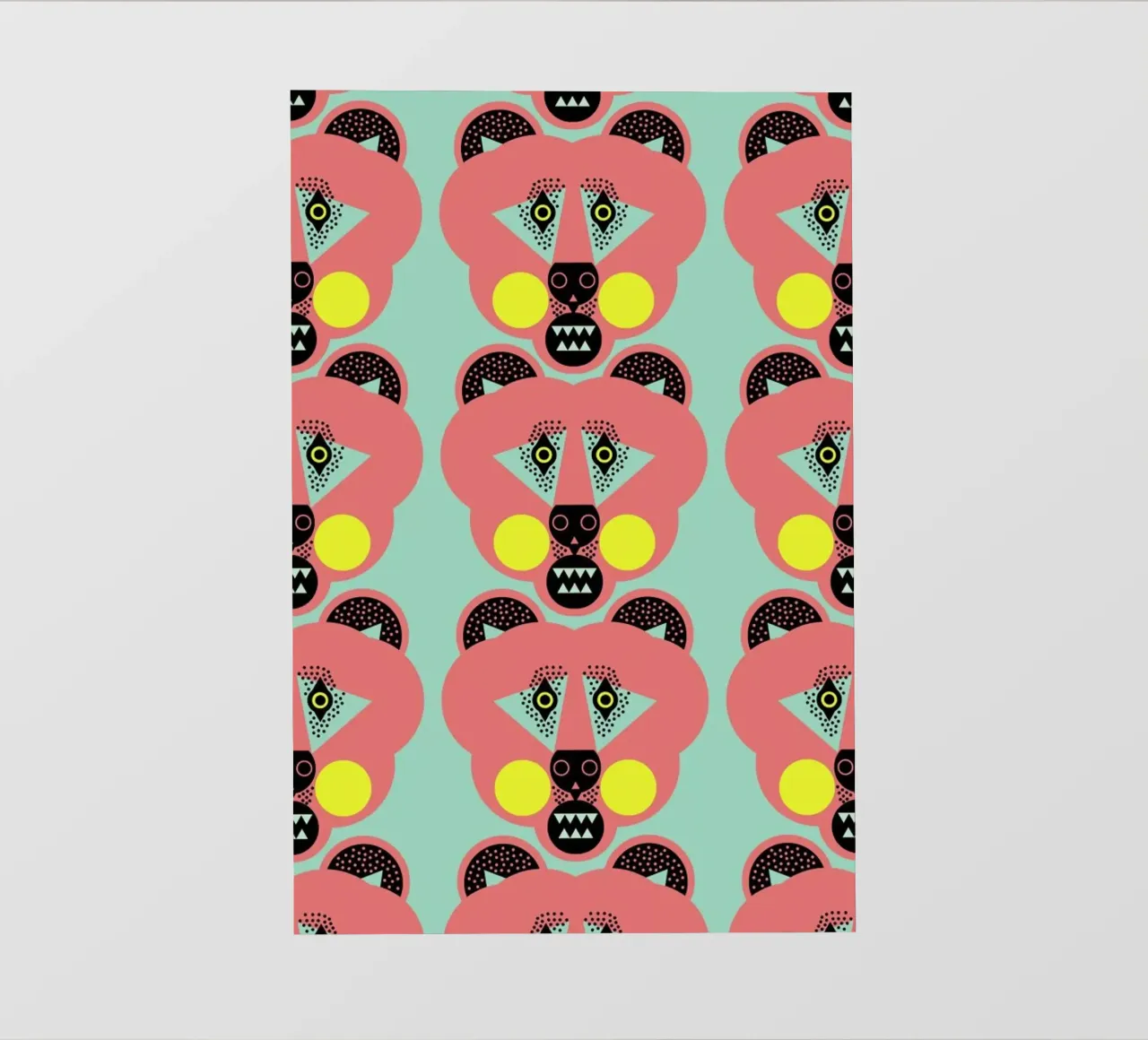 Bear Necessities telo in pvc da Gareth Pollock Design