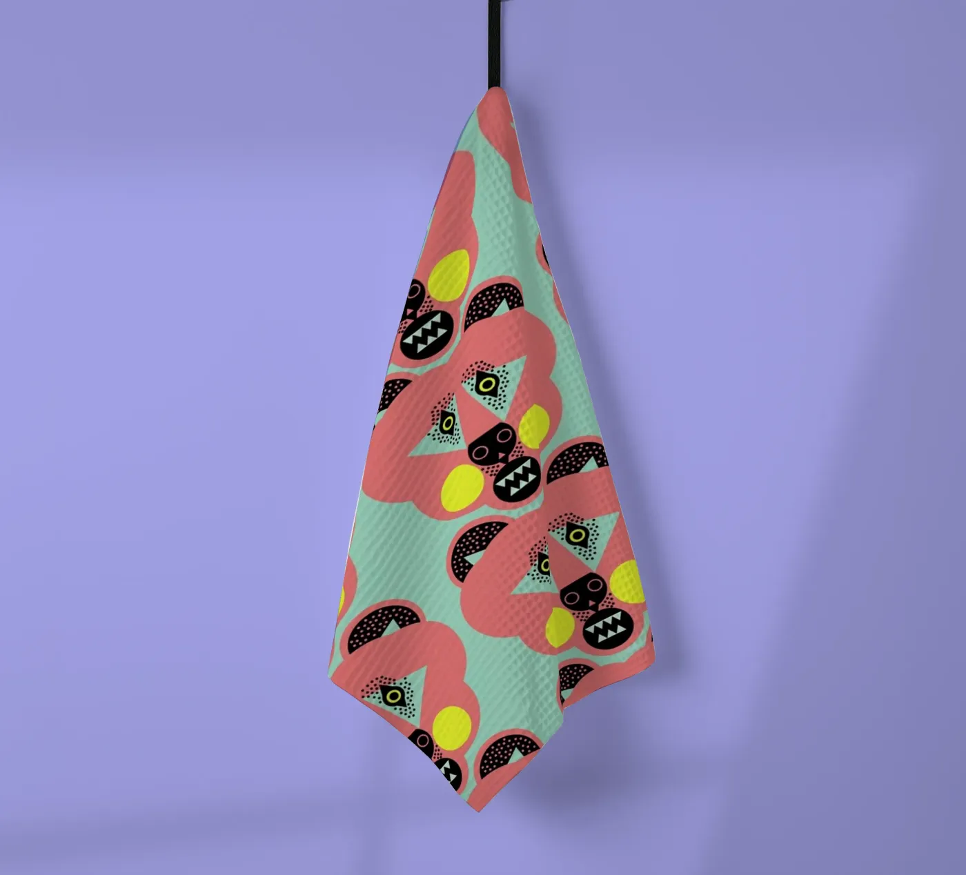 Bear Necessities torchon de Gareth Pollock Design