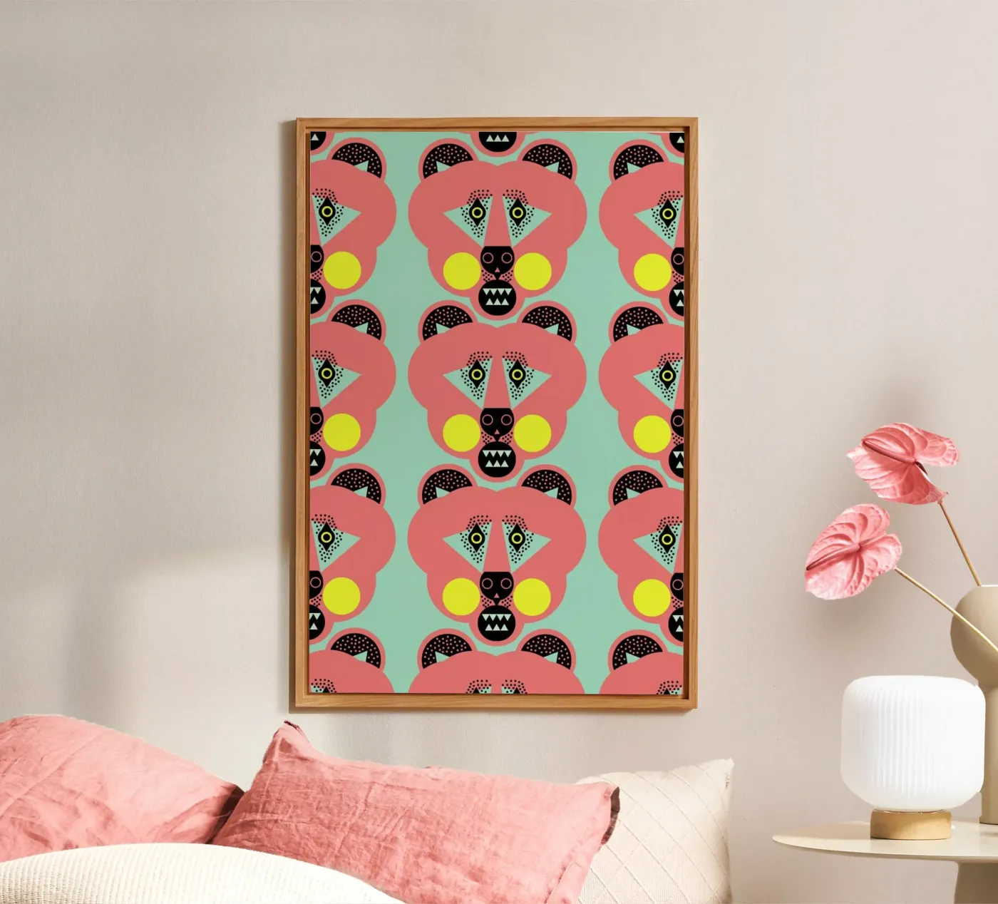 Bear Necessities alluminio dibond da Gareth Pollock Design