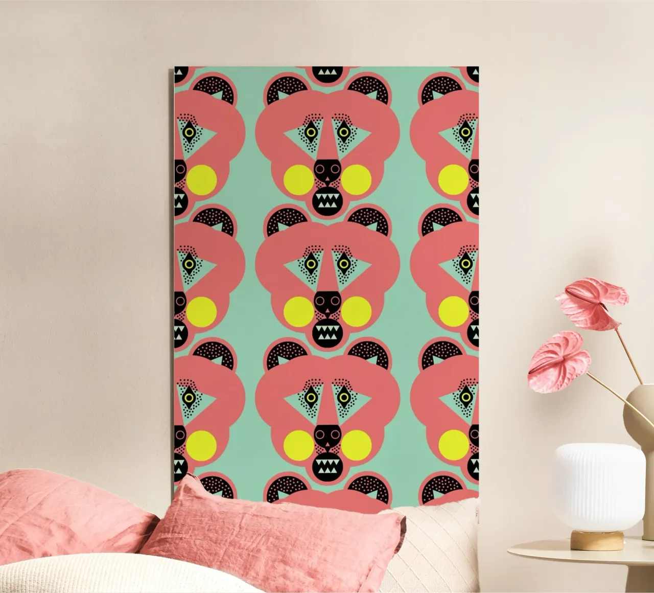 Bear Necessities alluminio dibond da Gareth Pollock Design