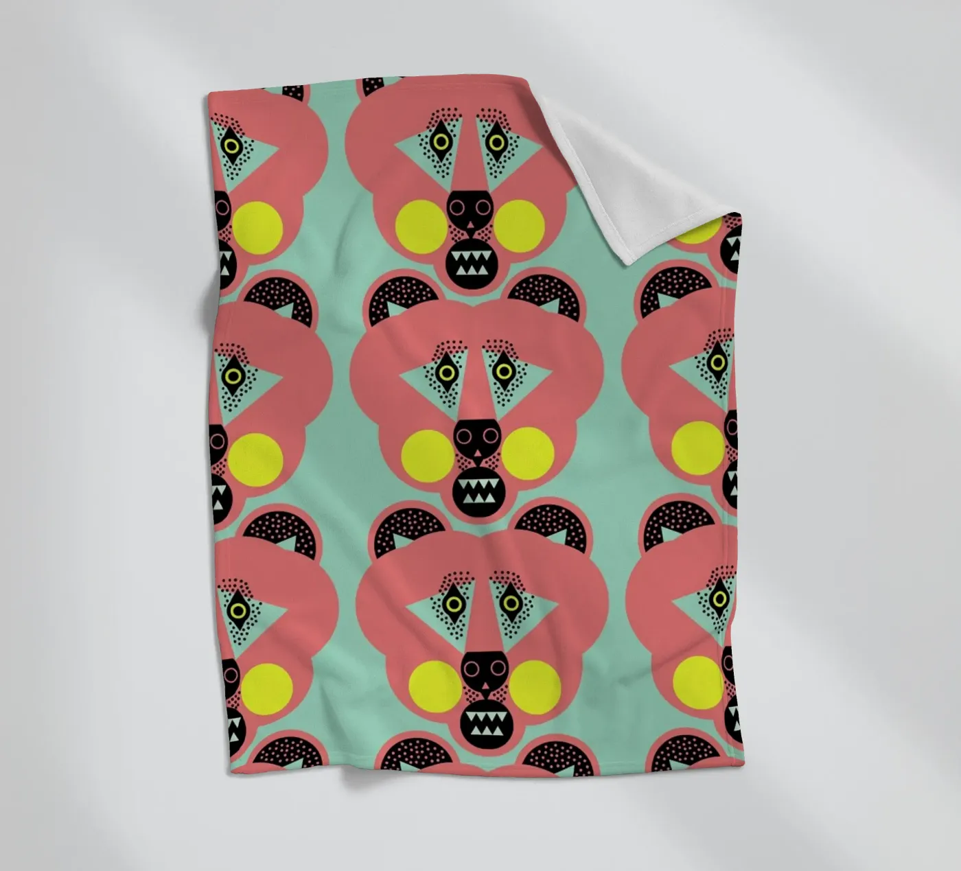 Bear Necessities Fleecedecke von Gareth Pollock Design