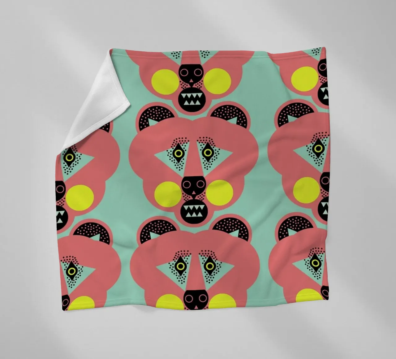 Bear Necessities Fleecedecke von Gareth Pollock Design