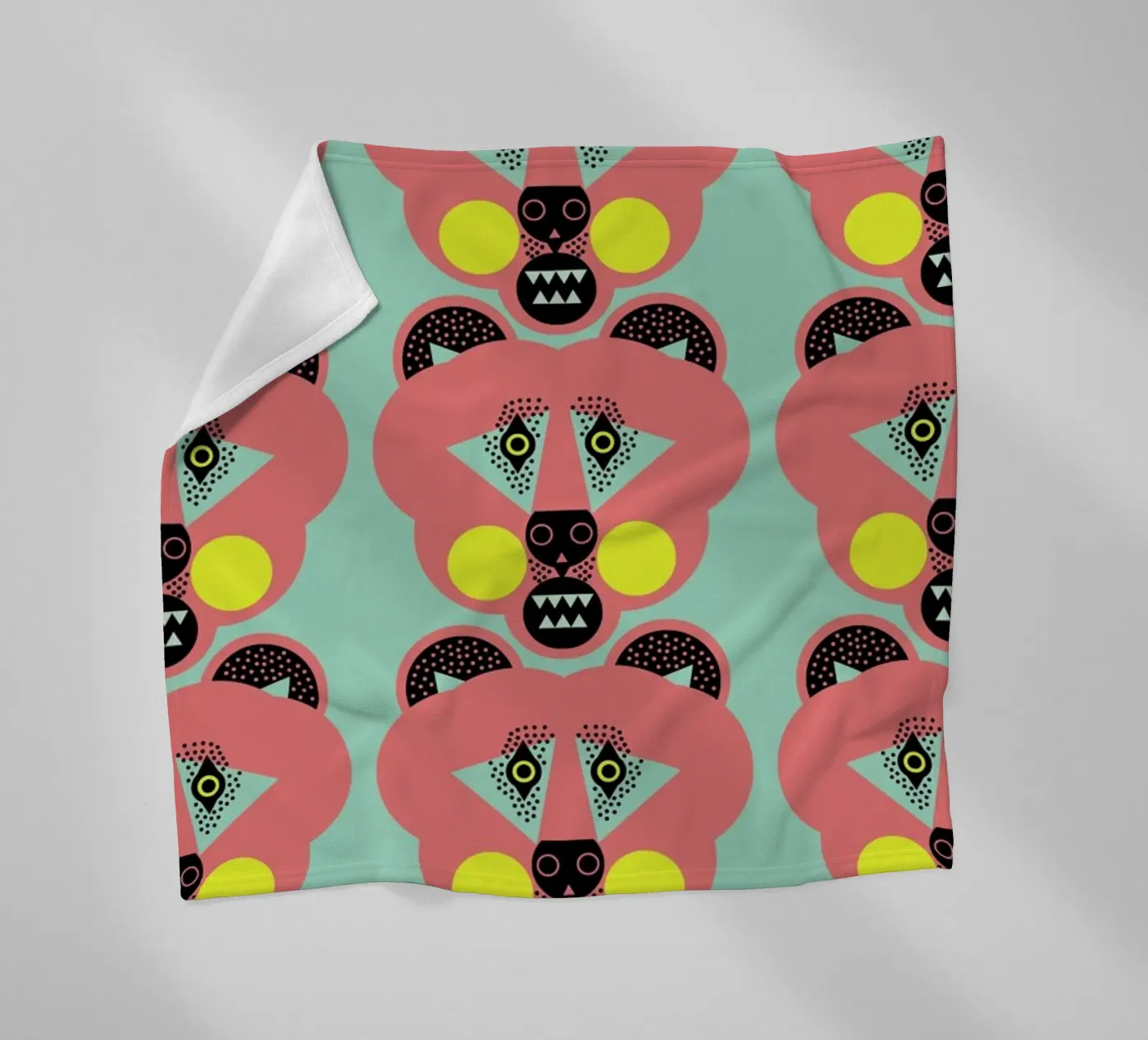 Bear Necessities Fleecedecke von Gareth Pollock Design