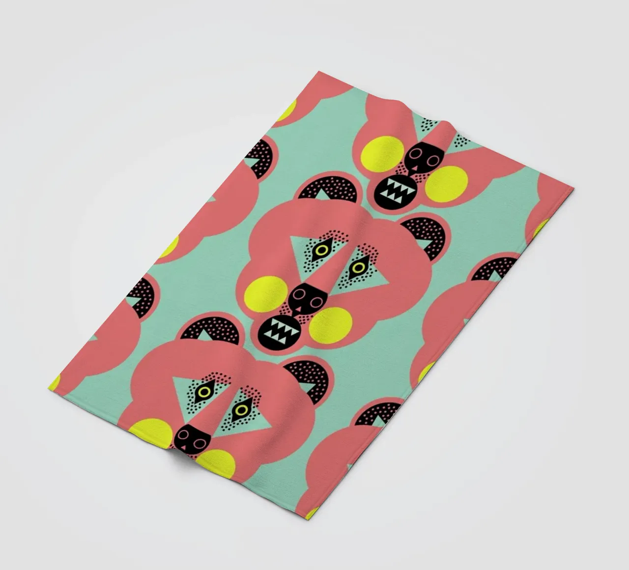 Bear Necessities Fleecedecke von Gareth Pollock Design