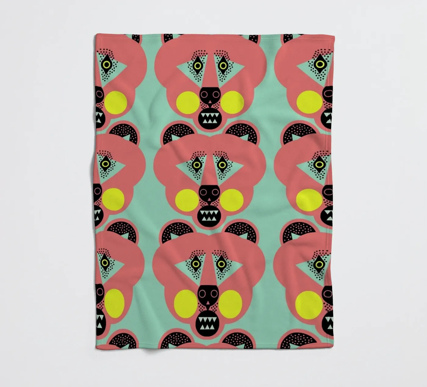 Bear Necessities Fleecedecke von Gareth Pollock Design