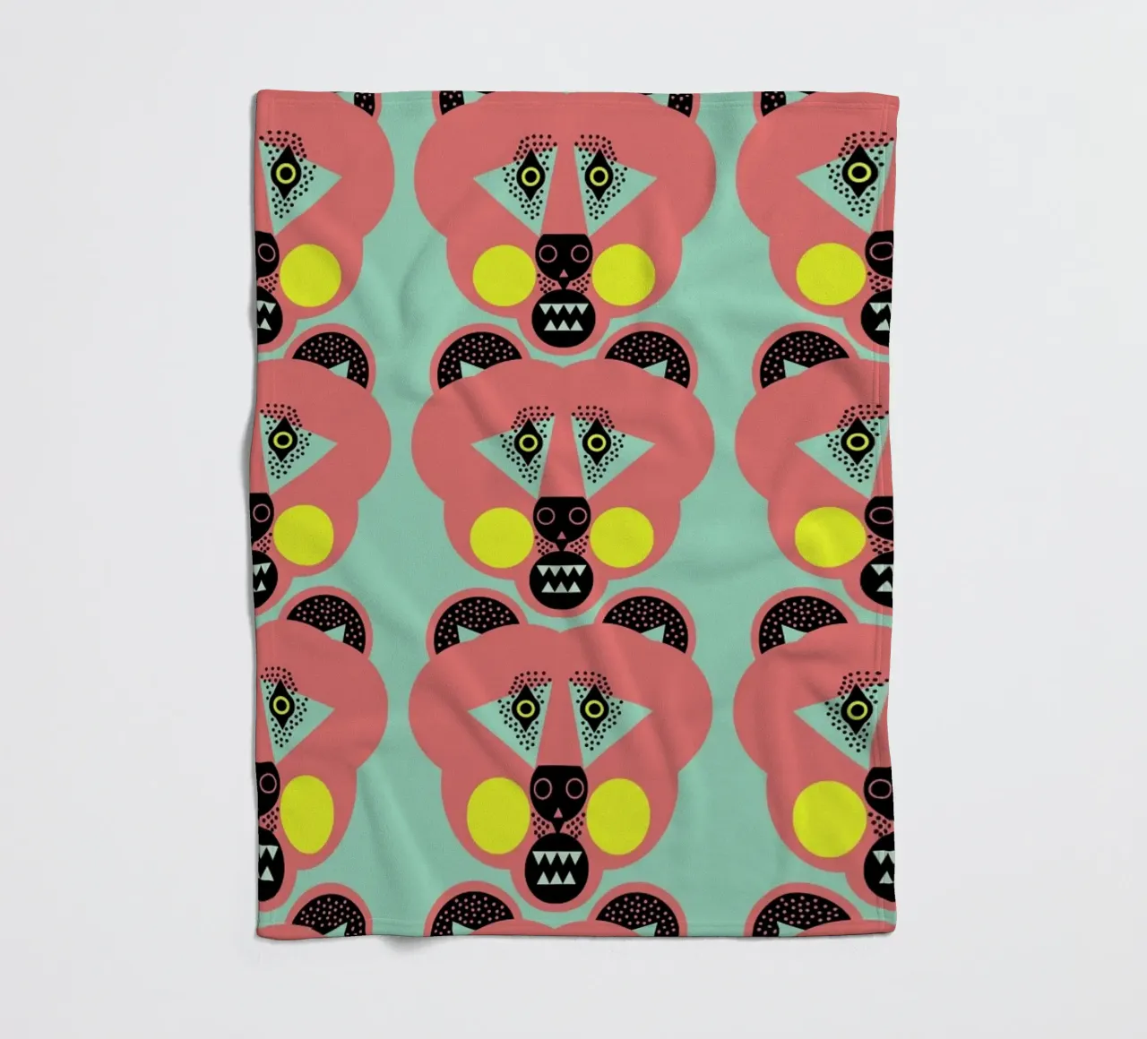 Bear Necessities Fleecedecke von Gareth Pollock Design